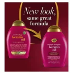 شامپو موهای شكننده و ضعيف او جی ايكس Keratin Oil - Image 2