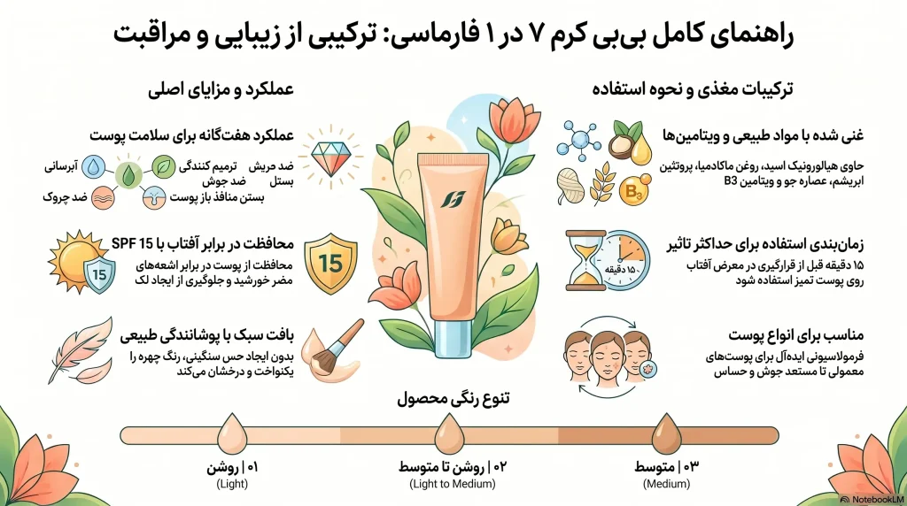 راهنمای خرید BB کرم فارماسی حجم 50 میل