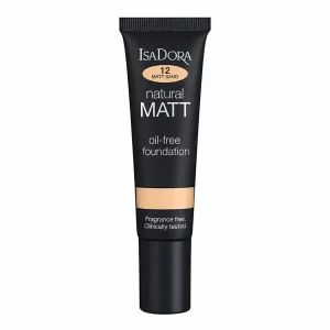 کرم پودر ایزادورا مدل natural MATT پوست چرب حجم 35 ميل
