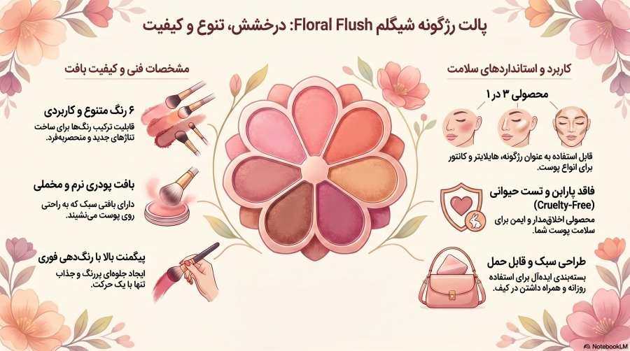 خرید FLORAL FLUSH BLUSH PALETTE
