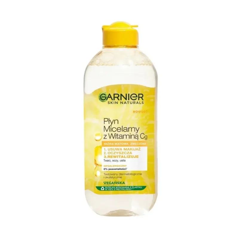 ميسلار واتر گارنير مدل Vitamin C مناسب انواع پوست 400 ميل - تصویر 1