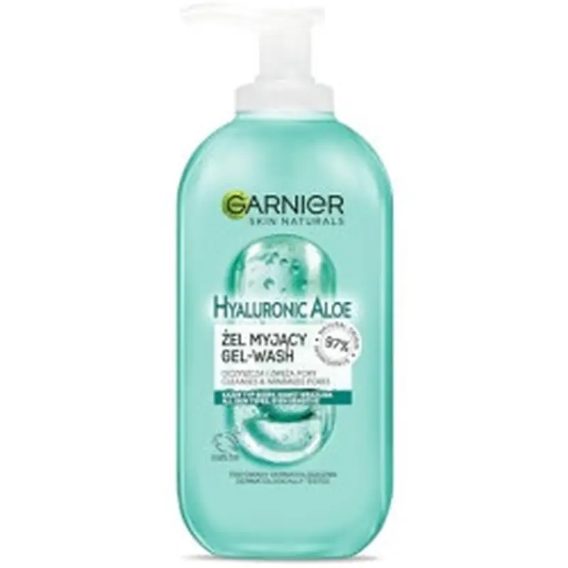 garnier_hyaluronic_aloe ژل شوینده صورت هیالورونیک گارنیر Aloe حجم 200میل - Image 1