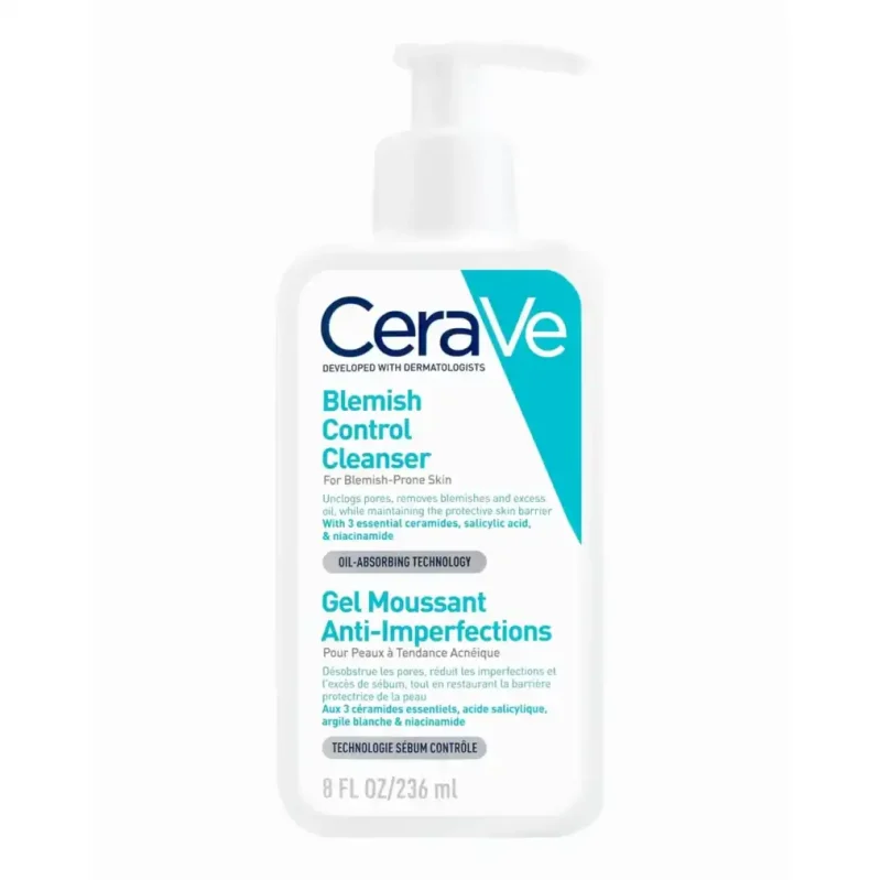 شوینده پوست چرب و آکنه دار سراوی blemish control حجم 236میل - Image 1