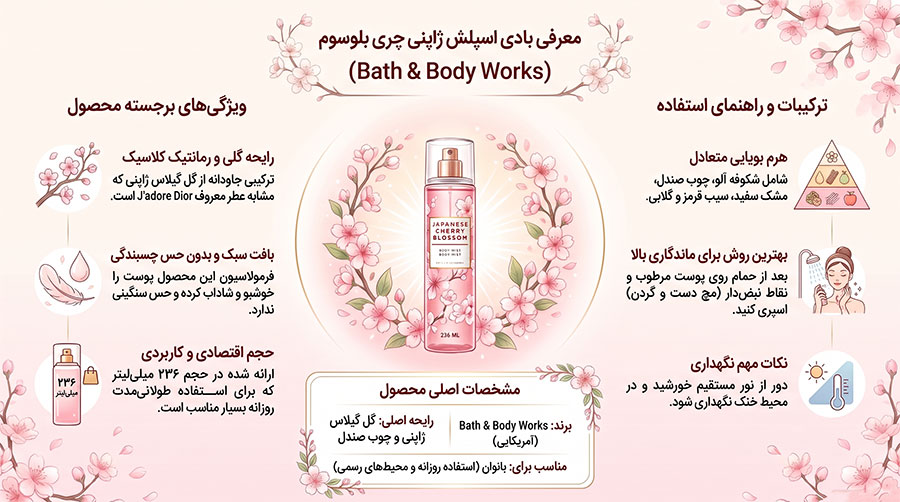بادی اسپلش بث اند بادی Cherry Blossom
