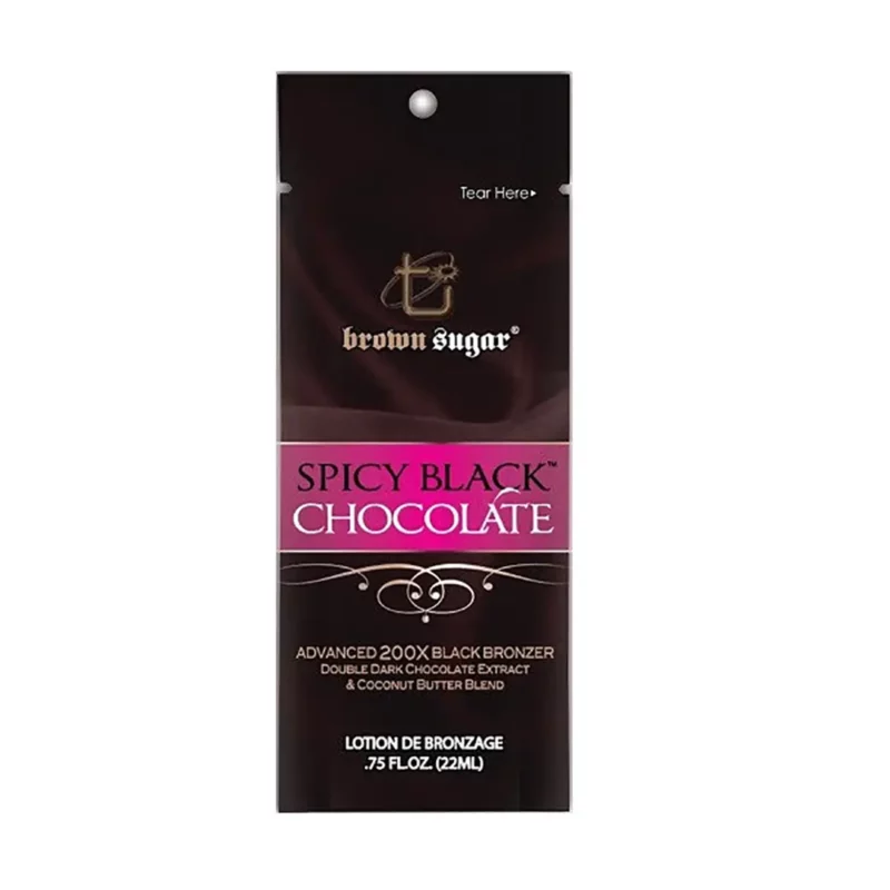 ساشه لوسیون سولاریوم فلفلی براون شوگر مدل Spicy Black Chocolate حجم 22 میل