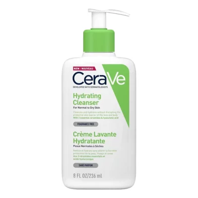 کرم شستشو آبرسان قوی سراوی مدل Hydrating Cleanser حجم 236