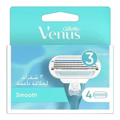 تيغ يدك ژيلت ونوس زنانه 4 عددي مدل Comfortglide Breeze (3لب)