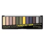 پالت سایه 12 رنگ ریمل مدل magnifeyes crimson Thunderstorm