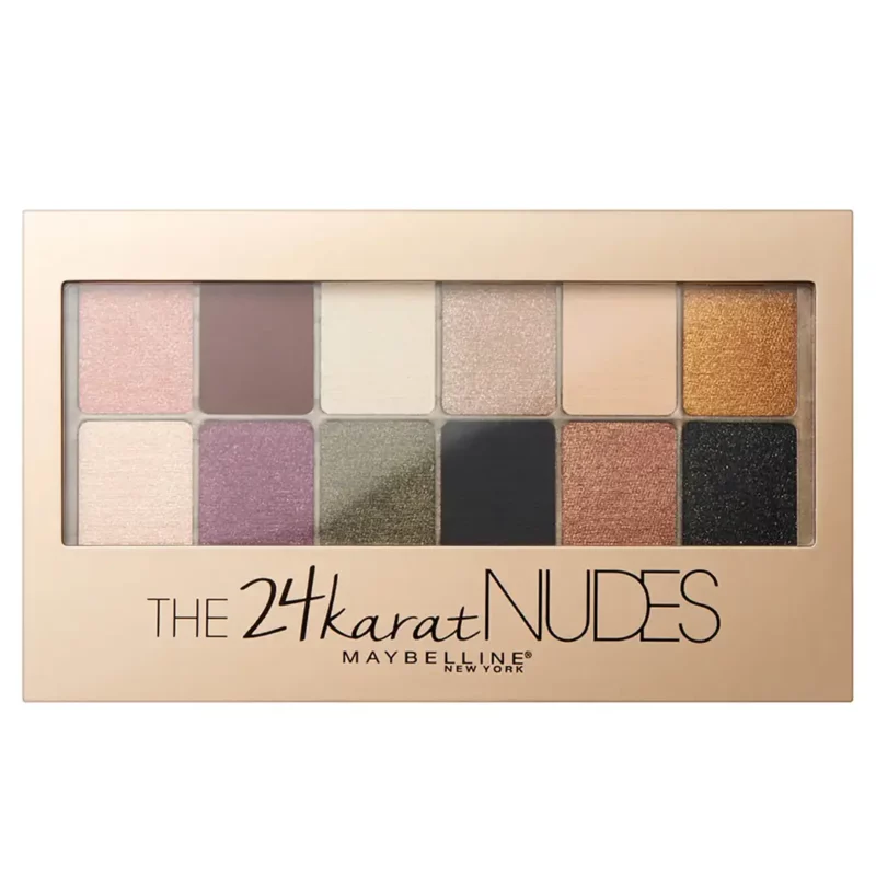 پالت سايه چشم ميبلين مدل THE 24Karat NUDES (12رنگ)