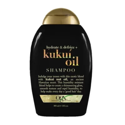 شامپو ضد ریزش مو او جی ایکس مدل kukui oil حجم 385 میلی لیتر