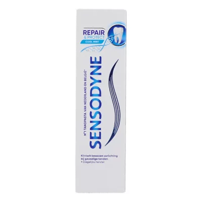 خمیردندان Sensodyne مدل repair & protect cool mint حجم 75 میل