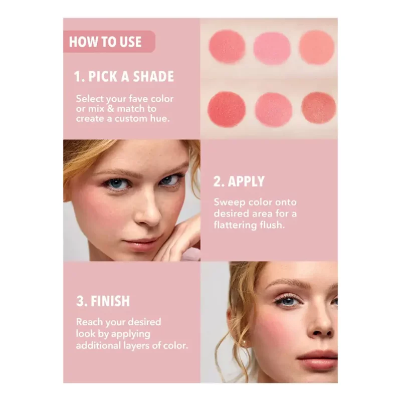 پالت رژگونه شیگلم مدل FLORAL FLUSH BLUSH PALETTE (6رنگ)