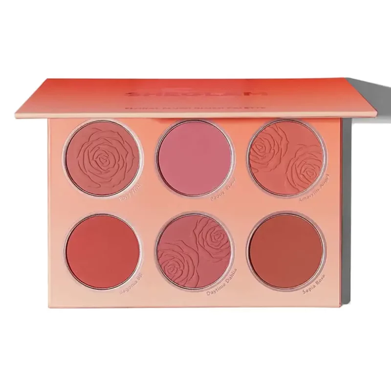 پالت رژگونه شیگلم مدل FLORAL FLUSH BLUSH PALETTE (6رنگ)