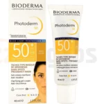 كرم ضد آفتاب بايودرما فتودرم مدل M SPF 50 ضد لك رنگ DOREE GOLDEN حجم 40 ميل