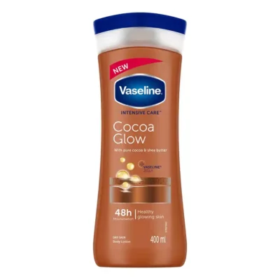 لوسیون بدن Vaseline مدل cocoa glow حجم 400 میل