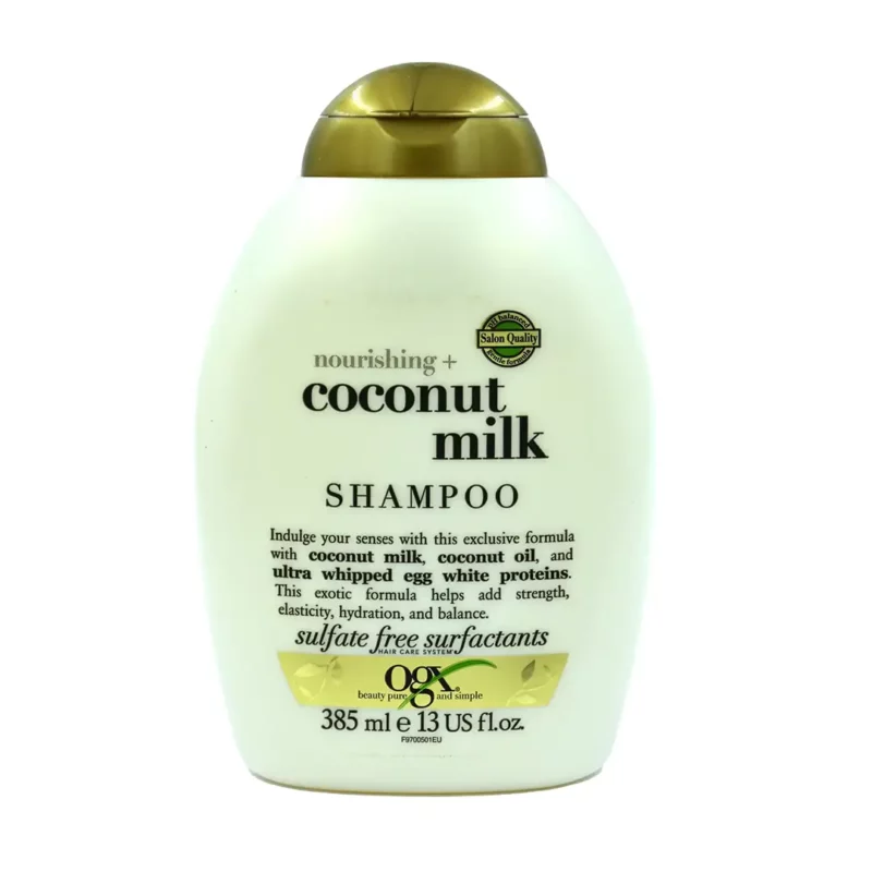 شامپو او جي ايكس مدل coconut milk آبرسان فري سولفات 385 ميل