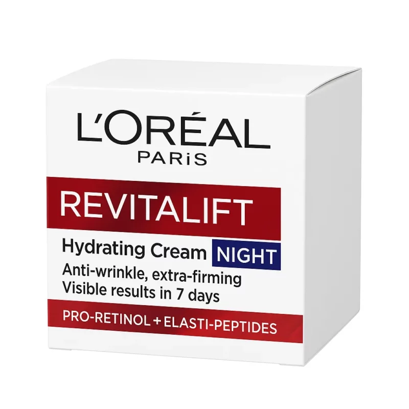 loreal_packshot_1 مرطوبکننده ضدچروک لورال شبRevitalift حجم50میل - Image 1