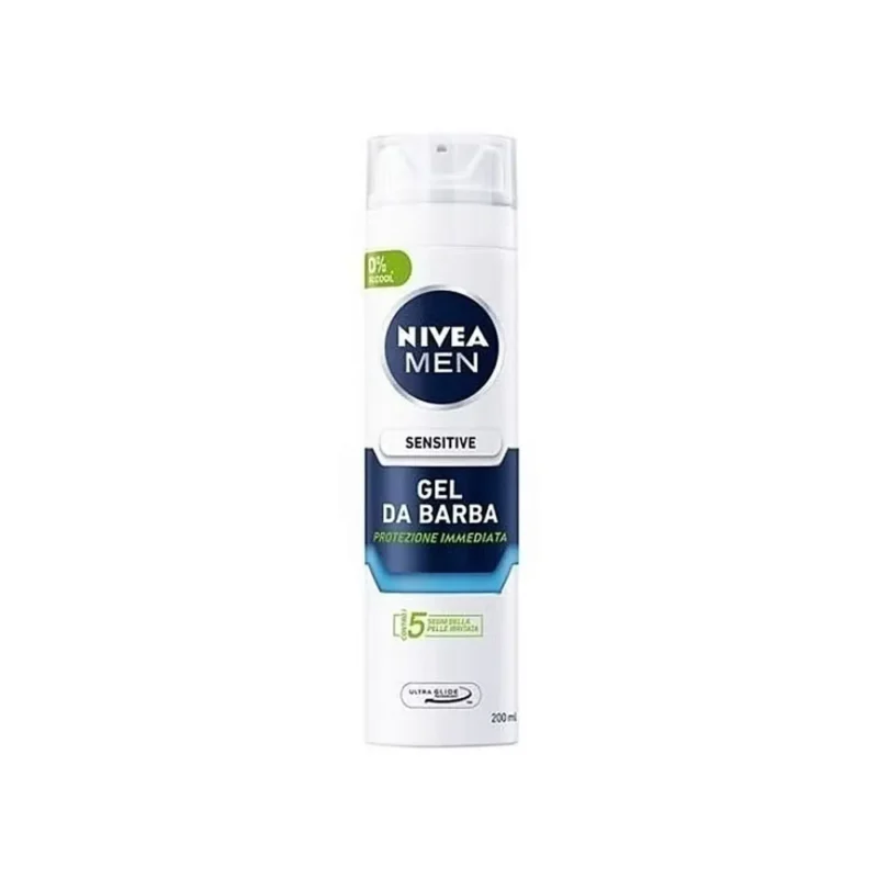 nivea_sensitive_shavinggel_web_square ژل اصلاح ضد التهاب نیوآ MEN Sensitive حجم 200 میل - Image 1