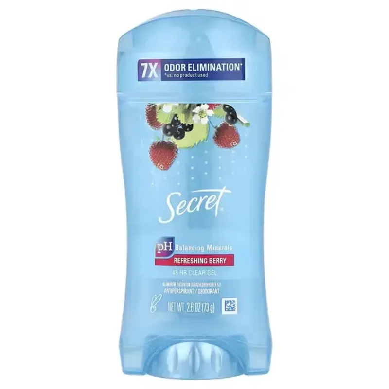 دئودورانت ژلی زنانه سکرت Refreshing Berry وزن 73گرم - Image 1