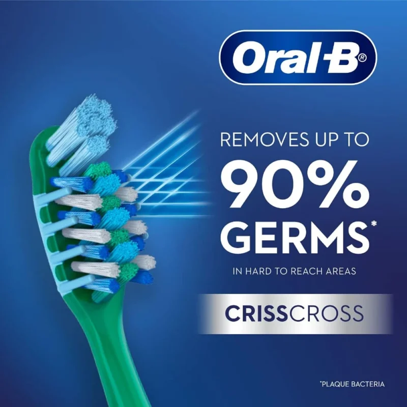 مسواک اورال بی مدل CrissCross - تصویر 2