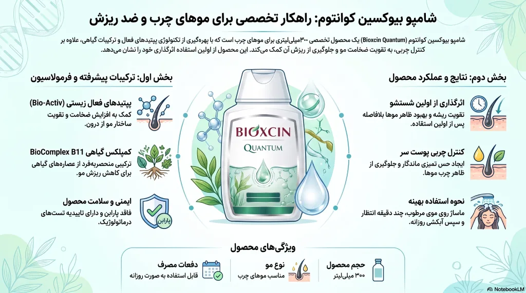 شامپو بیوکسین موی چرب