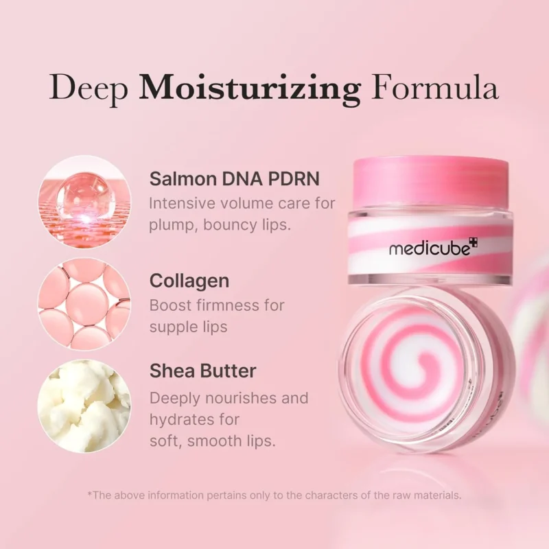 ماسک لب شب مدیکیوب PDRN Pink Swirl - تصویر 2