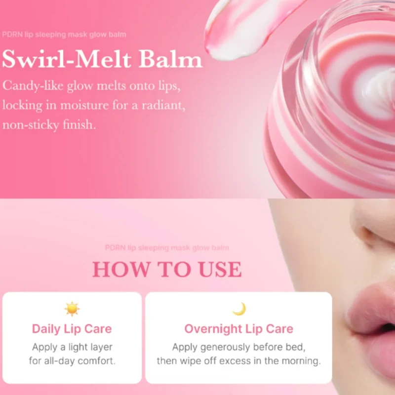 ماسک لب شب مدیکیوب PDRN Pink Swirl - تصویر 4