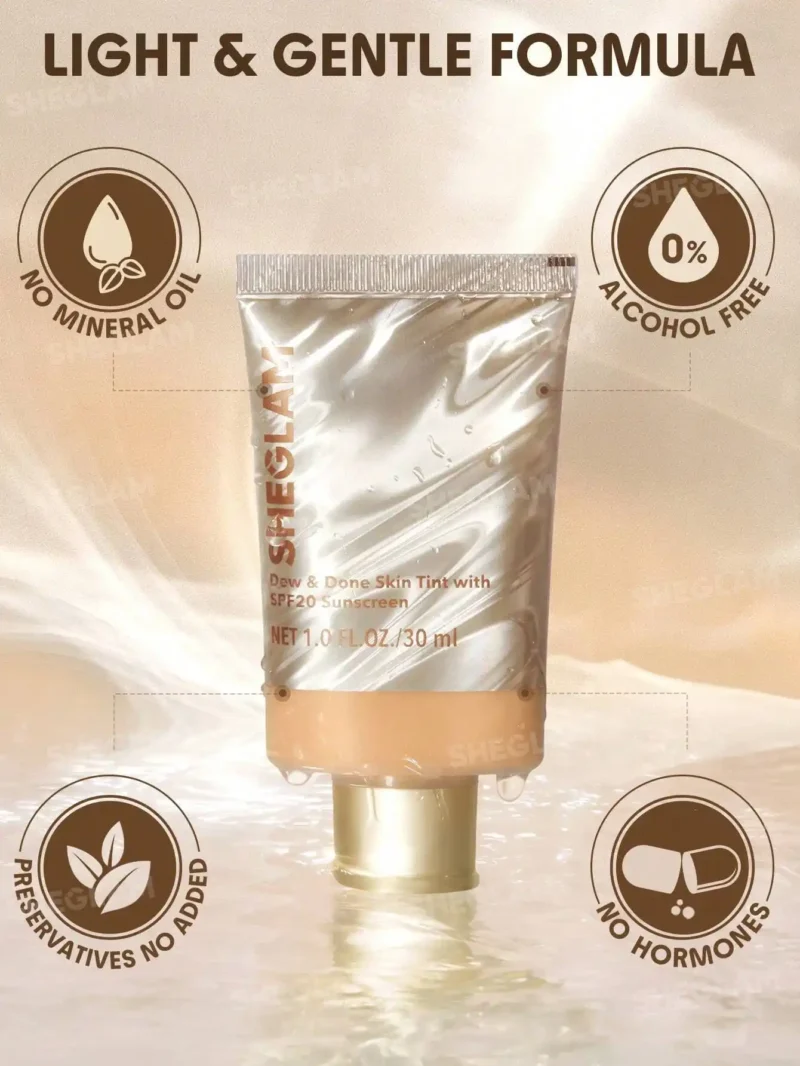 تینت صورت شیگلم DEW & DONE spf20 - تصویر 5