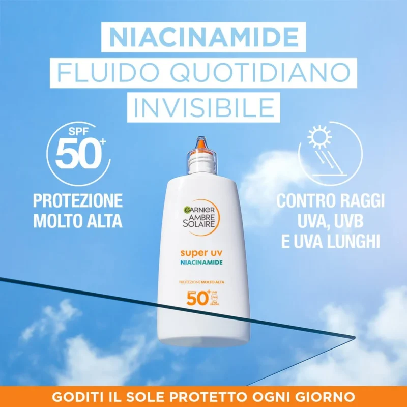 فلویید ضدآفتاب ضدلک گارنیر Super UV Niacinamide - تصویر 2