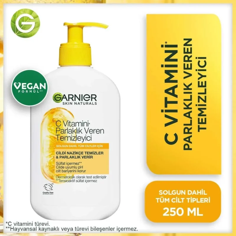 ژل شستشوی روشن‌کننده گارنیر Vitamin C - تصویر 5