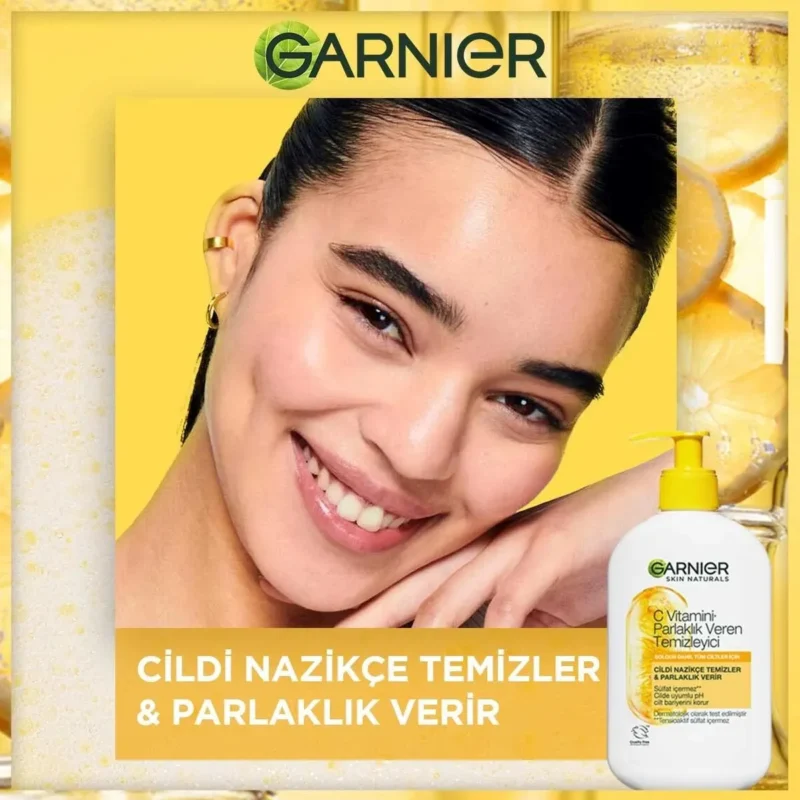 ژل شستشوی روشن‌کننده گارنیر Vitamin C - تصویر 4