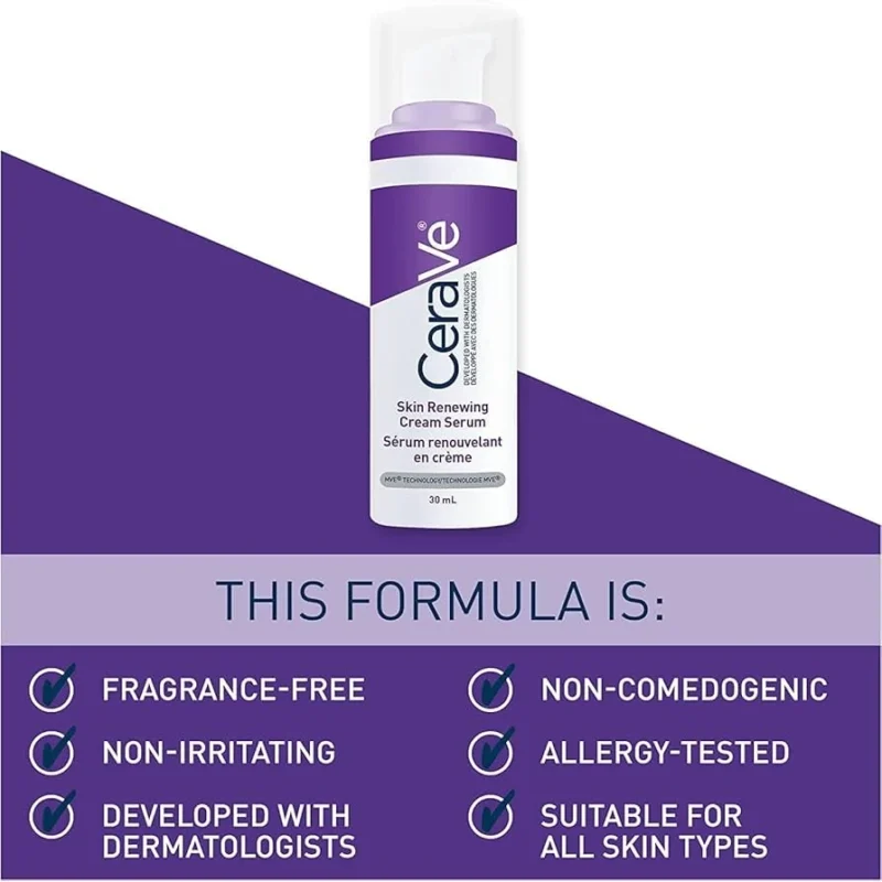 سرم رتینول جوانساز سراوی Skin Renewing حجم 30میل - تصویر 5