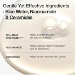تونر برنج آنوا Rice 70+ Ceramide - تصویر 4