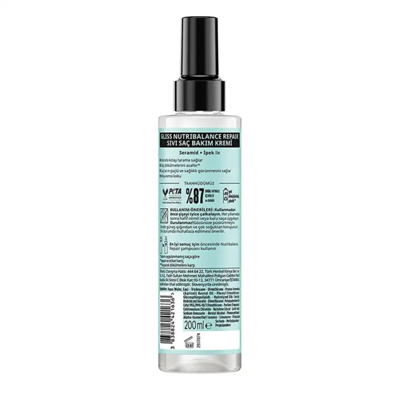 اسپری ضدریزش گلیس Nutribalance Repair حجم 200میل - تصویر 3