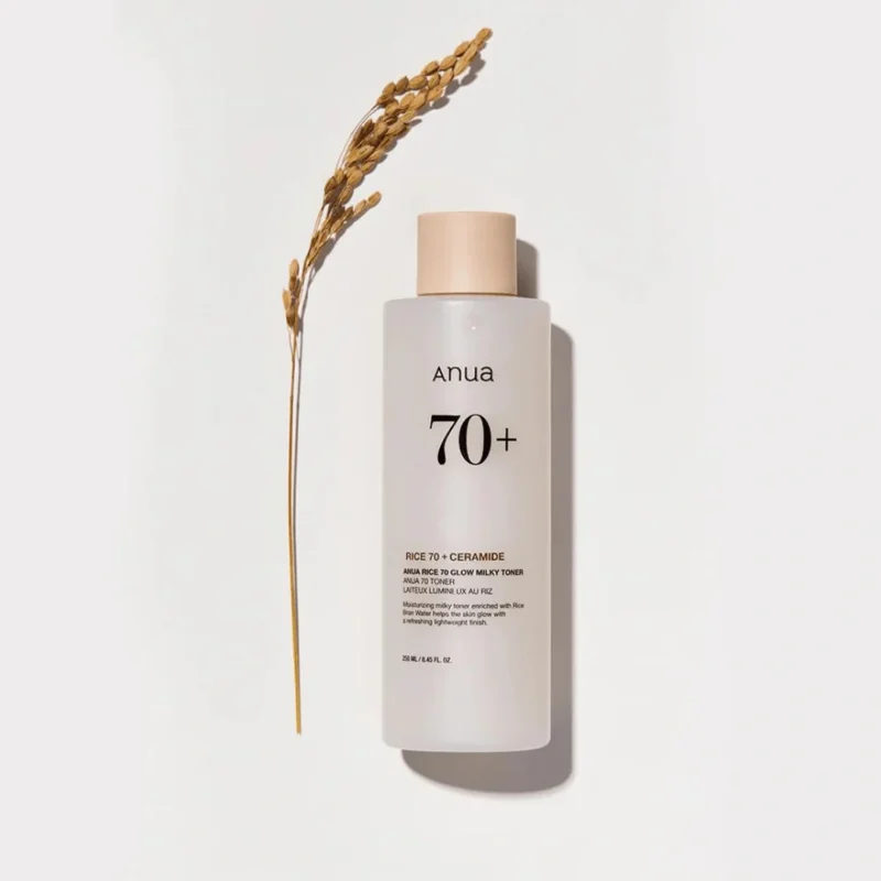 تونر برنج آنوا Rice 70+ Ceramide - تصویر 3