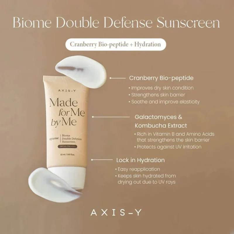 ضدآفتاب اکسیس وای Biome Double Defence SPF50+ - تصویر 2