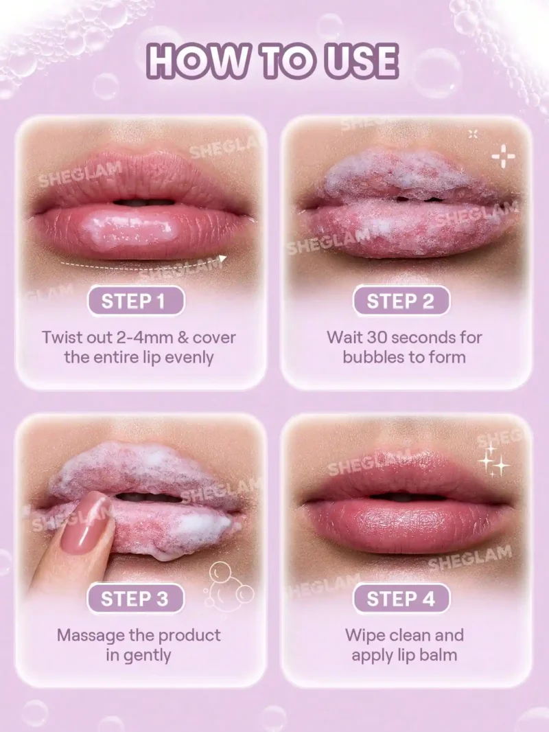 اسکراب لب شیگلم Bubble Buff - تصویر 4