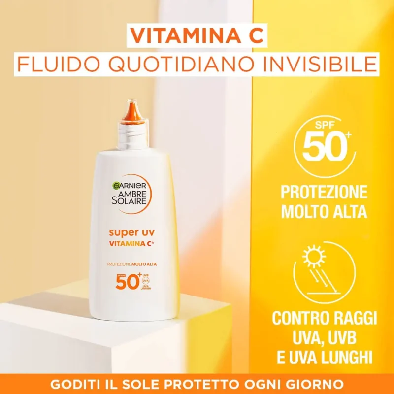 کرم ضدآفتاب روشن‌کننده گارنیر SuperUV VitC - تصویر 2