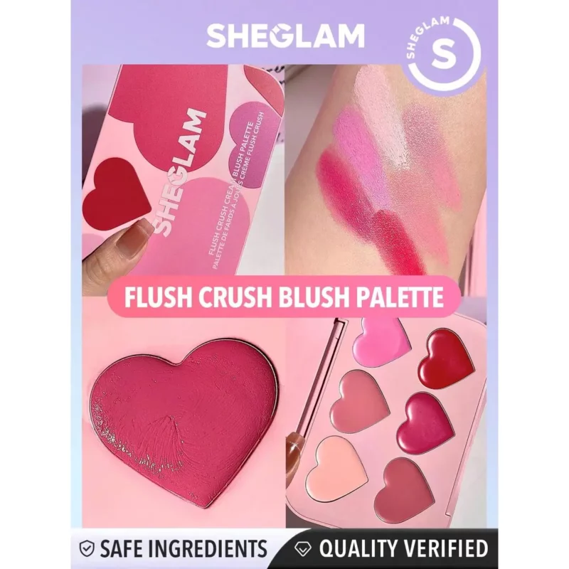 پالت رژگونه کرمی قلبی شیگلم Bouquet - Image 6