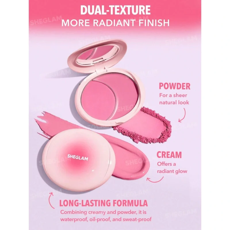 رژگونه 2 در 1 پودری کرمی شیگلم Cheek 2 Cheek - Image 6
