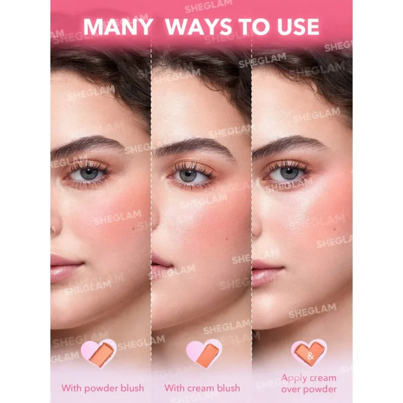 رژگونه 2 در 1 پودری کرمی شیگلم Cheek 2 Cheek - Image 4