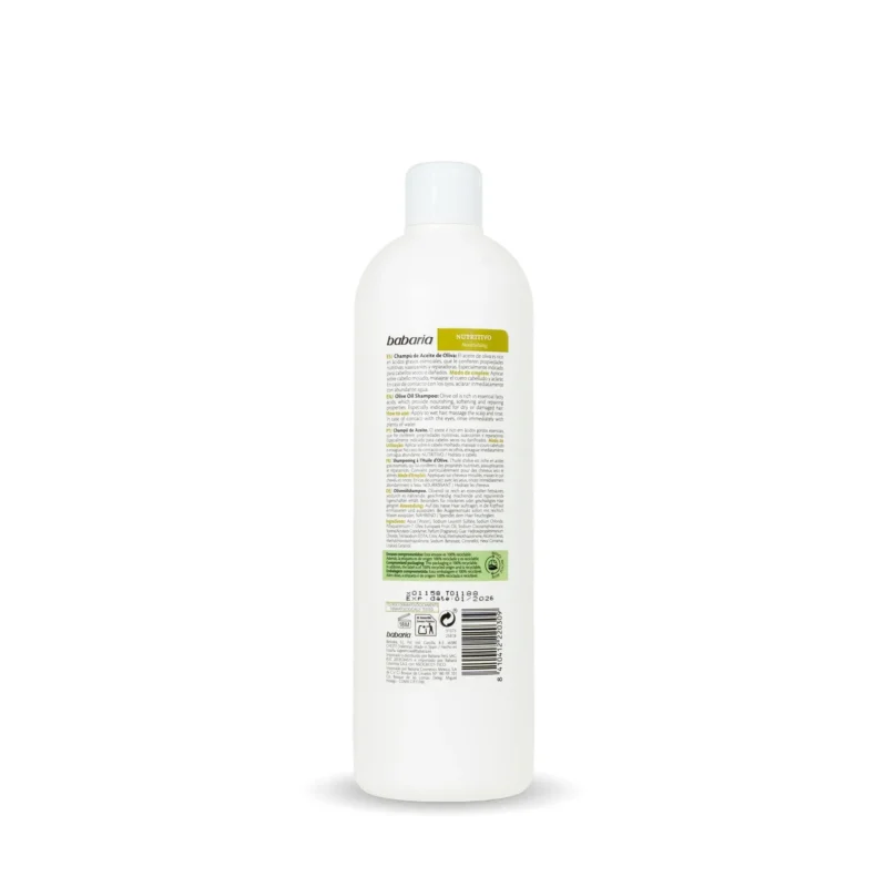 شامپو مغذی و آبرسان باباریا Olive Oil حجم 700میل - تصویر 4