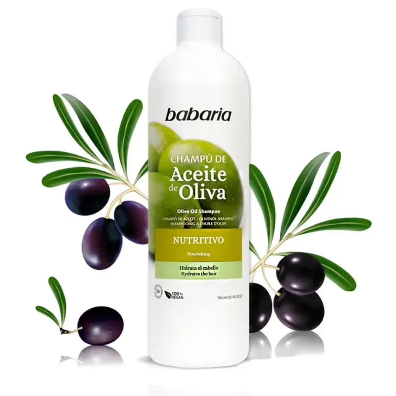 شامپو مغذی و آبرسان باباریا Olive Oil حجم 700میل - تصویر 2