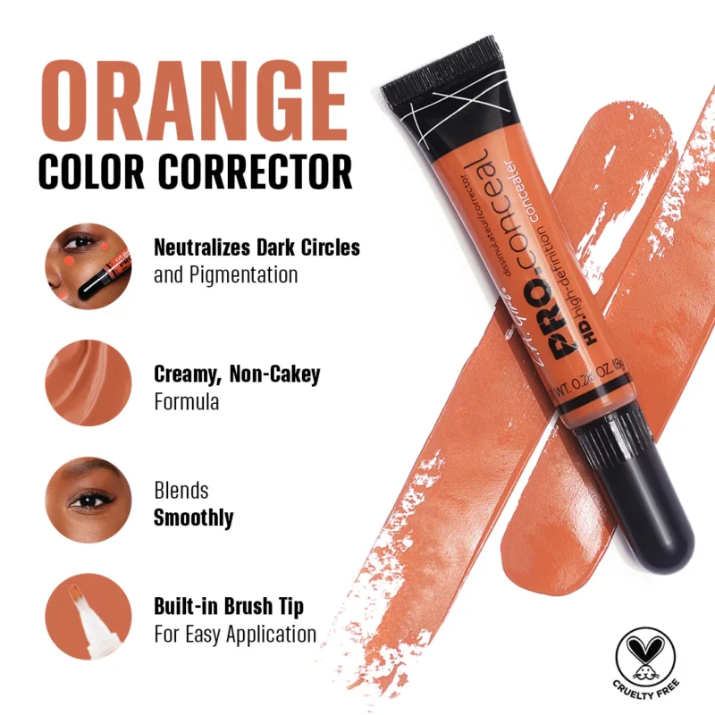 کانسیلر اصلاح رنگ ال ای گرل Orange Corrector - Image 2