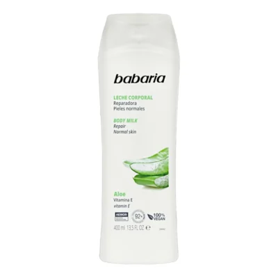 لوسیون بدن آبرسان آلوئه‌ ورا باباریا aloe حجم 400میل