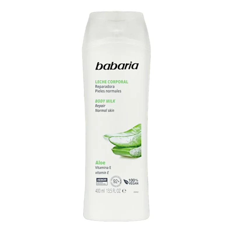 لوسیون بدن آبرسان آلوئه‌ ورا باباریا aloe حجم 400میل - تصویر 1