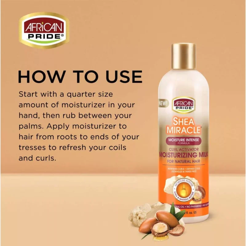 کرم فر مو افریکن پراید Shea Miracle حجم 355 میل - تصویر 2