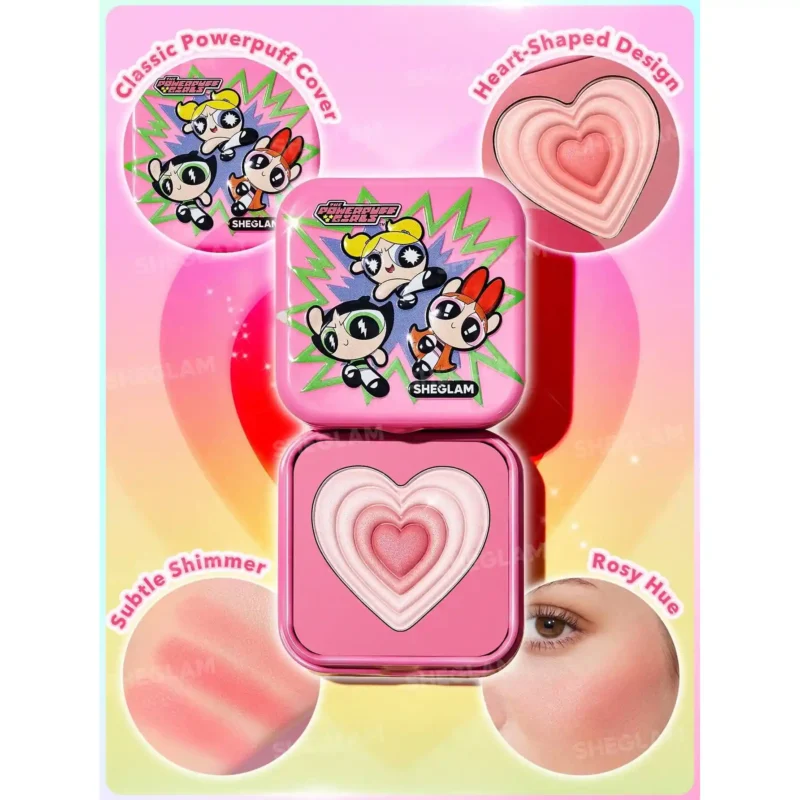 رژگونه پودری شیگلم مدل The Powerpuff Girls - Image 4