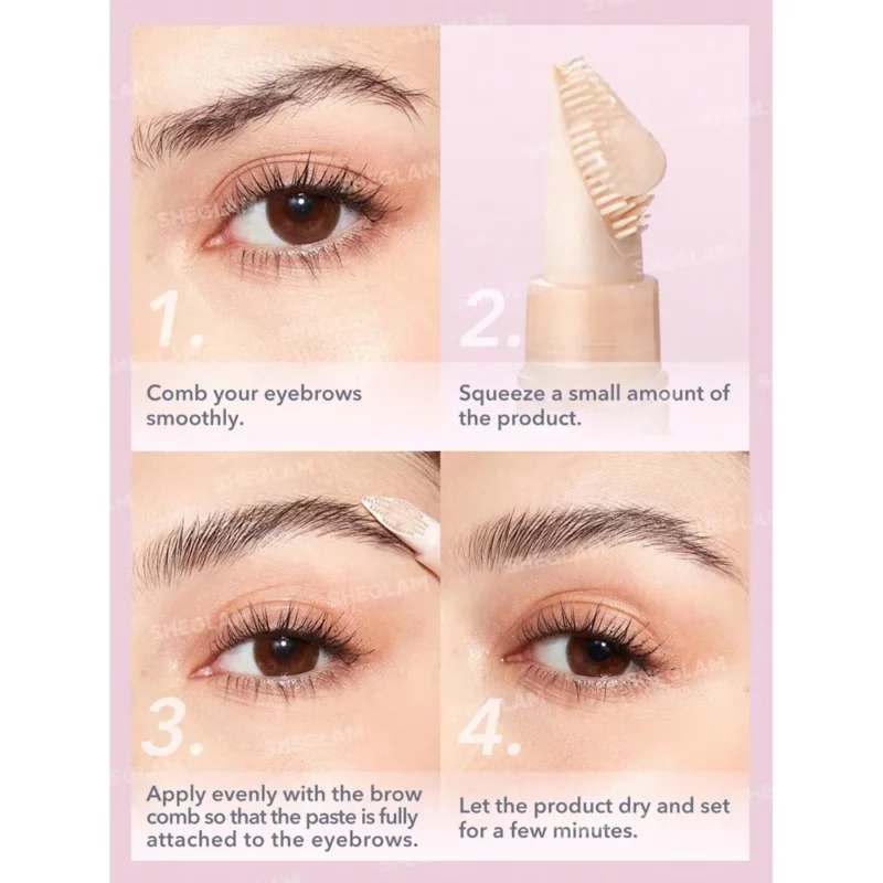 ژل ابرو براش سیلیکونی شیگلم Brow Breakdown - Image 5
