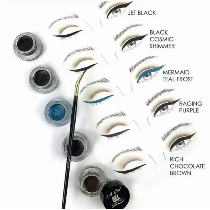خط چشم ژلی ال ای گرل Jet Black وزن 3گرم - Image 3